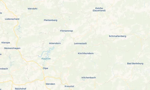 Regenradar Vorschaubild - Aktuelle Niederschläge in Bonzel und Umgebung