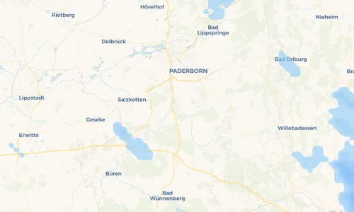Regenradar Vorschaubild - Aktuelle Niederschläge in Borchen und Umgebung
