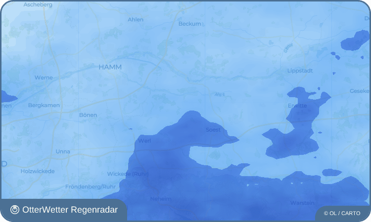 OtterWetter Regenradar-Widget Borgeln