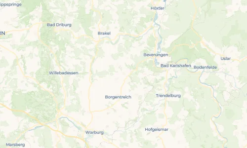 Regenradar Vorschaubild - Aktuelle Niederschläge in Borgholz und Umgebung