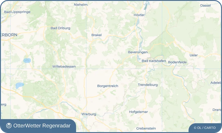 Widget-Vorschau für Borgholz Wetter-Widget-Vorschau mit Vorhersagedaten für Borgholz