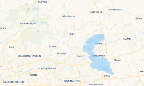 Regenradar Vorschaubild - Aktuelle Niederschläge in Bork und Umgebung