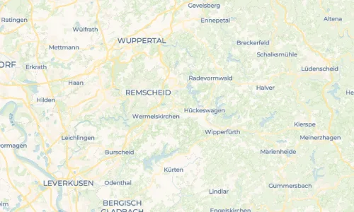 Regenradar-Vorschau: aktuelle Niederschläge in Bornefeld und Umgebung