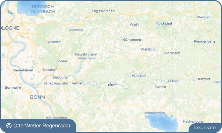 OtterWetter Regenradar-Widget Bornscheid