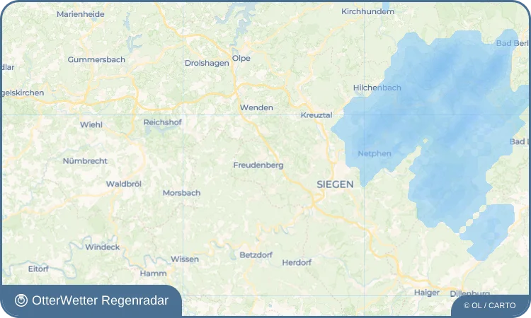 Widget-Vorschau für Bottenberg Wetter-Widget-Vorschau mit Vorhersagedaten für Bottenberg