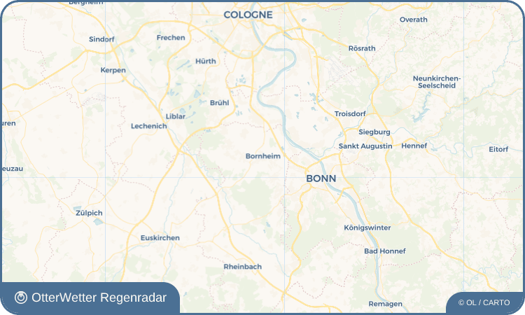 OtterWetter Regenradar-Widget Botzdorf