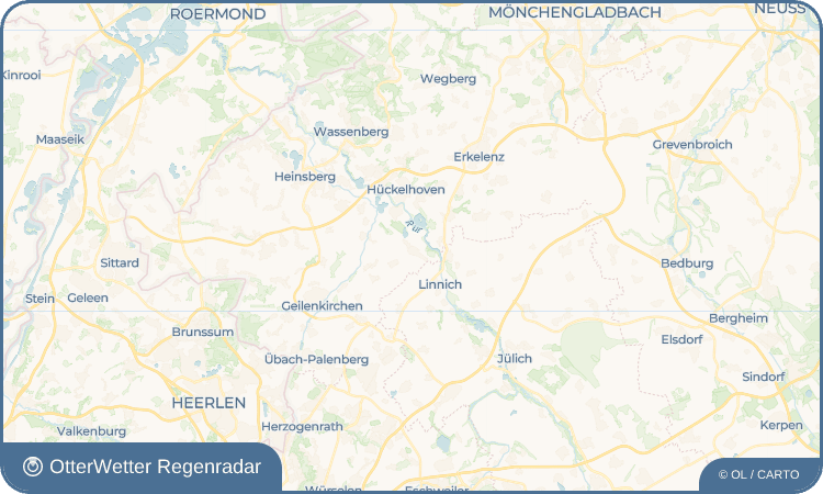 OtterWetter Regenradar-Widget Brachelen