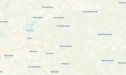 Regenradar Vorschaubild - Aktuelle Niederschläge in Brachthausen und Umgebung