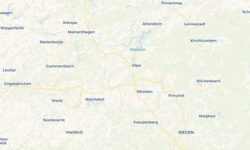 Regenradar Vorschaubild - Aktuelle Niederschläge in Brachtpe und Umgebung