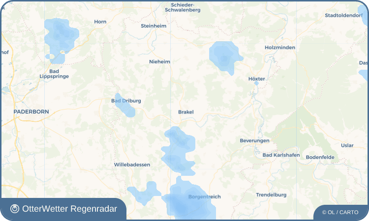 OtterWetter Regenradar-Widget Brakel