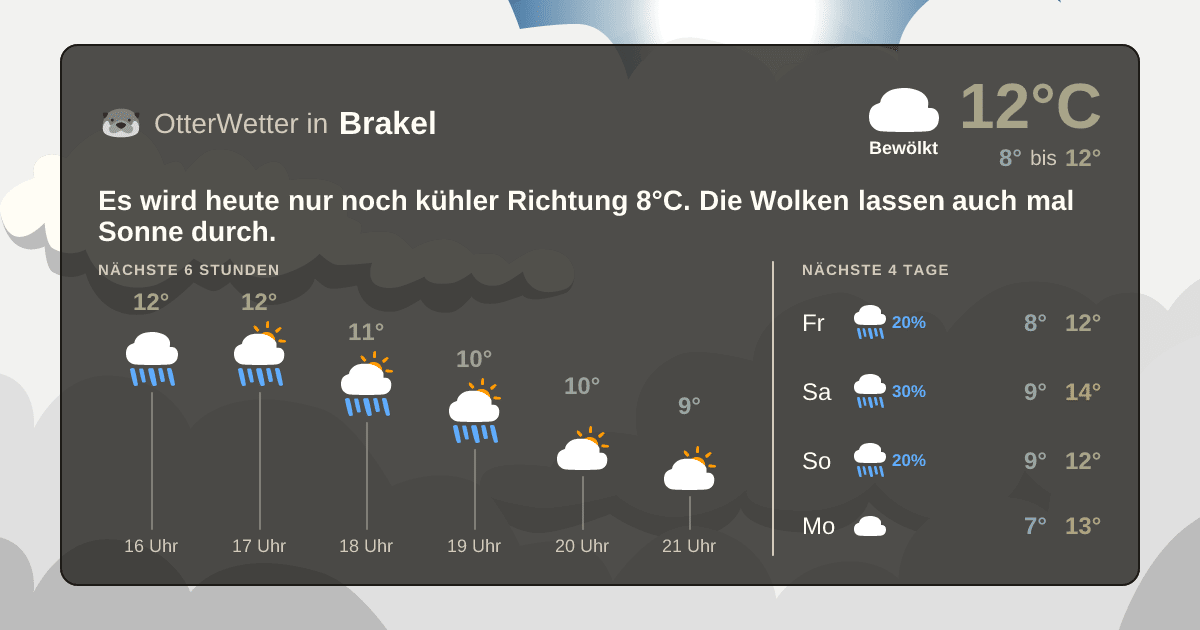 OtterWetter-Widget Brakel