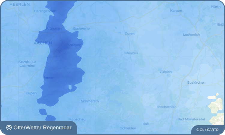 OtterWetter Regenradar-Widget Brandenberg