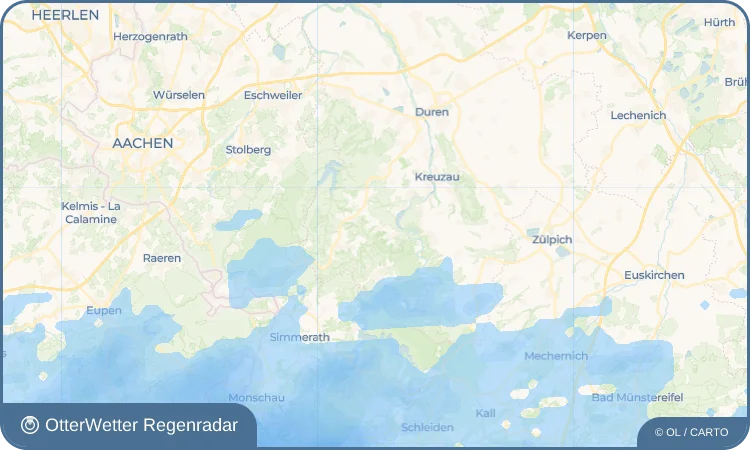 Widget-Vorschau für Brandenberg Wetter-Widget-Vorschau mit Vorhersagedaten für Brandenberg