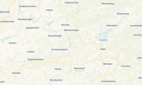 Regenradar Vorschaubild - Aktuelle Niederschläge in Bredenbruch und Umgebung