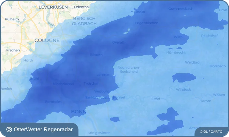 Widget-Vorschau für Breidt Wetter-Widget-Vorschau mit Vorhersagedaten für Breidt