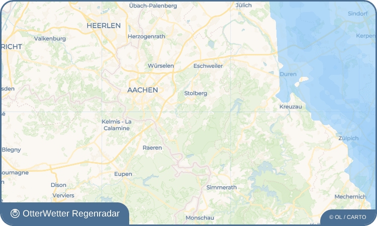 OtterWetter Regenradar-Widget Breinig