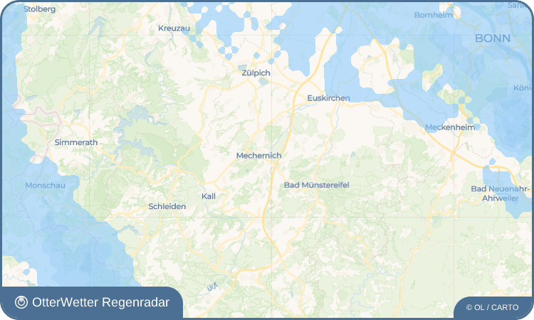 Widget-Vorschau für Breitenbenden Wetter-Widget-Vorschau mit Vorhersagedaten für Breitenbenden