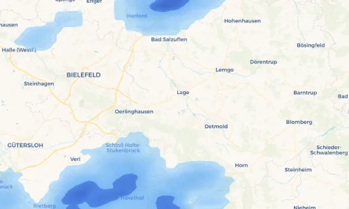 Regenradar Vorschaubild - Aktuelle Niederschläge in Breitenheide und Umgebung