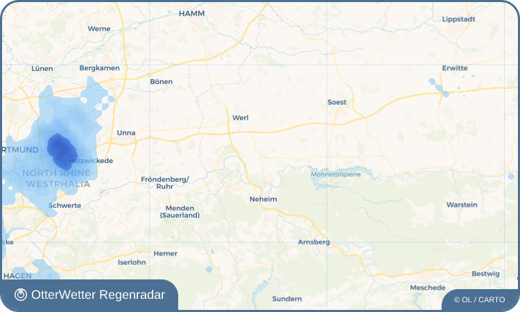 OtterWetter Regenradar-Widget Bremen
