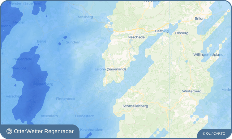 OtterWetter Regenradar-Widget Bremke