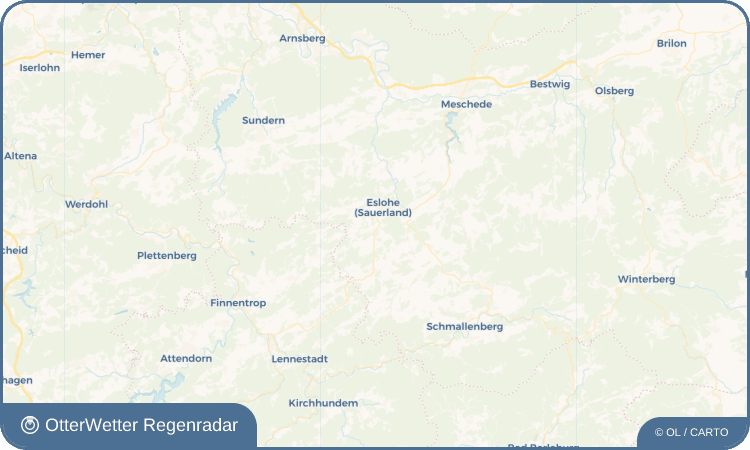 OtterWetter Regenradar-Widget Bremscheid