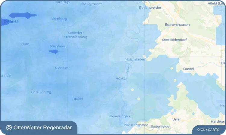 Wetter-Widget-Vorschau mit Vorhersagedaten für Brenkhausen