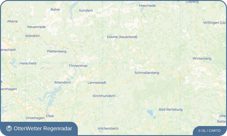 OtterWetter Regenradar-Widget Brenschede