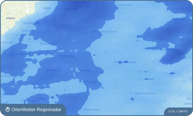 Widget-Vorschau für Brenschede Wetter-Widget-Vorschau mit Vorhersagedaten für Brenschede