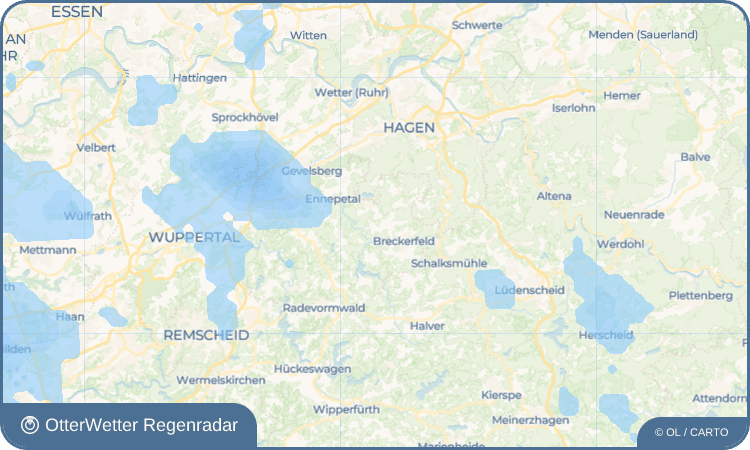 OtterWetter Regenradar-Widget Brenscheid