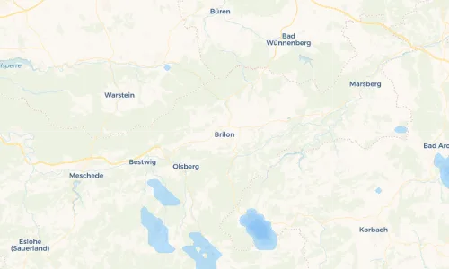 Regenradar Vorschaubild - Aktuelle Niederschläge in Brilon und Umgebung