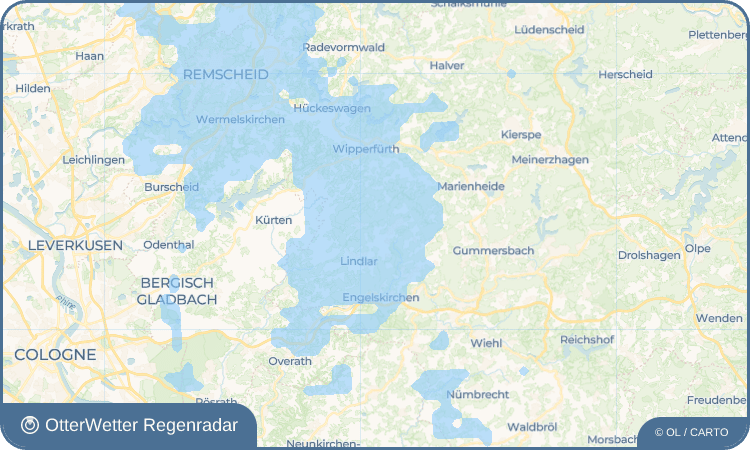 OtterWetter Regenradar-Widget Brochhagen
