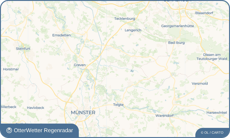 OtterWetter Regenradar-Widget Brock