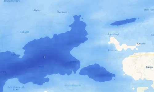 Regenradar Vorschaubild - Aktuelle Niederschläge in Brockhausen und Umgebung