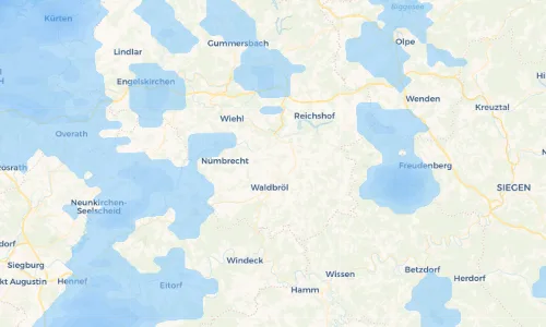 Regenradar Vorschaubild - Aktuelle Niederschläge in Bröl und Umgebung
