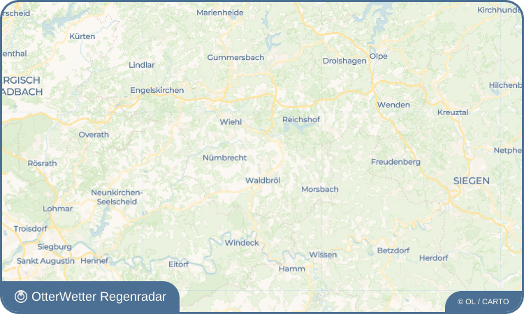 OtterWetter Regenradar-Widget Bröl