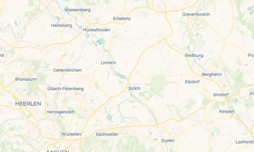 Regenradar-Vorschau: aktuelle Niederschläge in Broich und Umgebung