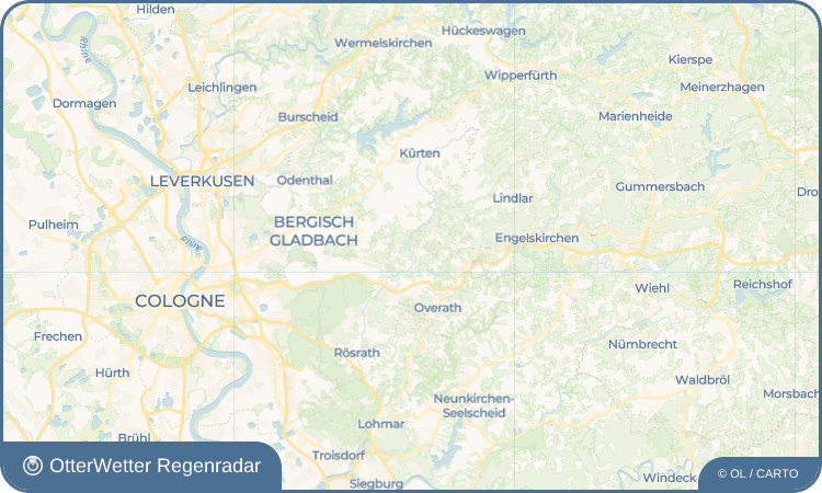 OtterWetter Regenradar-Widget Brombach