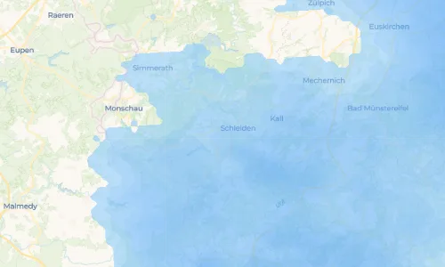Regenradar Vorschaubild - Aktuelle Niederschläge in Bronsfeld und Umgebung