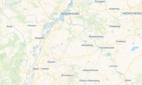 Regenradar Brüggelchen: aktuelle Niederschläge in Brüggelchen und Umgebung, Stand 25. Oktober 2026 um 21:05 Uhr