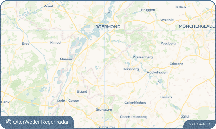 OtterWetter Regenradar-Widget Brüggelchen