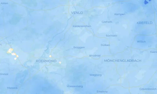 Regenradar Vorschaubild - Aktuelle Niederschläge in Brüggen und Umgebung