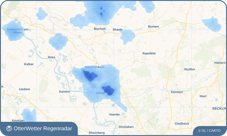 OtterWetter Regenradar-Widget Brünen