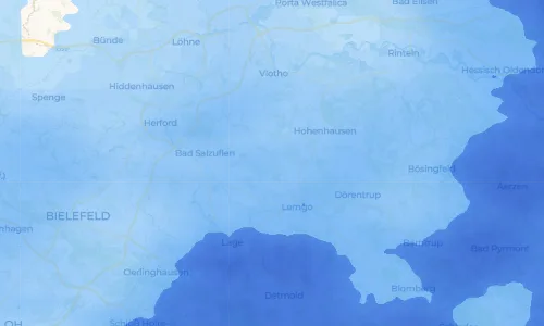 Regenradar Vorschaubild - Aktuelle Niederschläge in Brüntorf und Umgebung