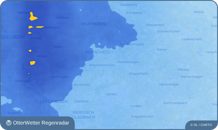 OtterWetter Regenradar-Widget Buchholzen