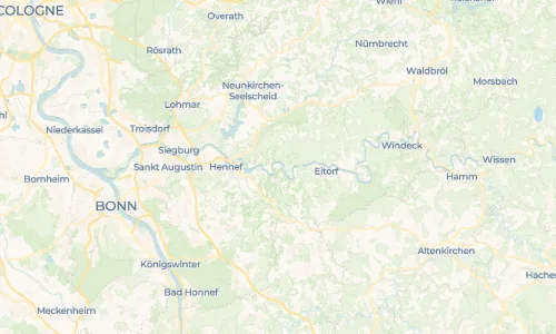Regenradar-Vorschau: aktuelle Niederschläge in Bülgenauel und Umgebung