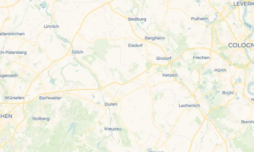 Regenradar Vorschaubild - Aktuelle Niederschläge in Bürgewald und Umgebung