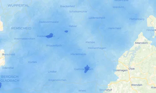 Regenradar-Vorschau: aktuelle Niederschläge in Bürhausen und Umgebung
