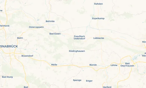 Regenradar Vorschaubild - Aktuelle Niederschläge in Büscherheide und Umgebung