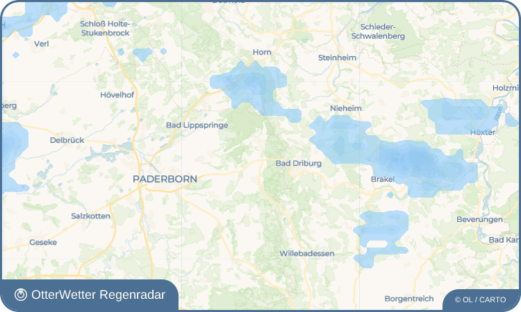 Wetter-Widget-Vorschau mit Vorhersagedaten für Buke