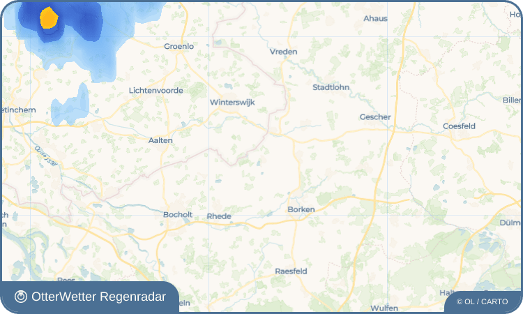 OtterWetter Regenradar-Widget Burlo